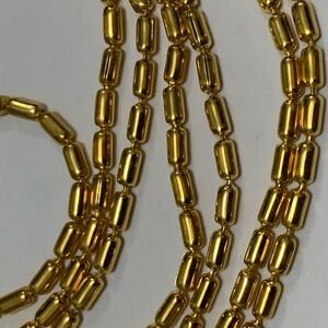 New vintage  Oval shaped ball chain 54”